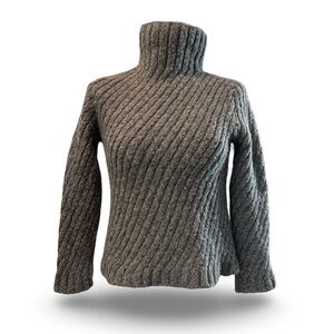 Martine Sitbon Ribbed Turtleneck Sweater